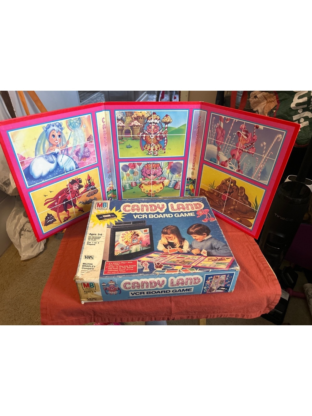 1986 candy land vcr board game